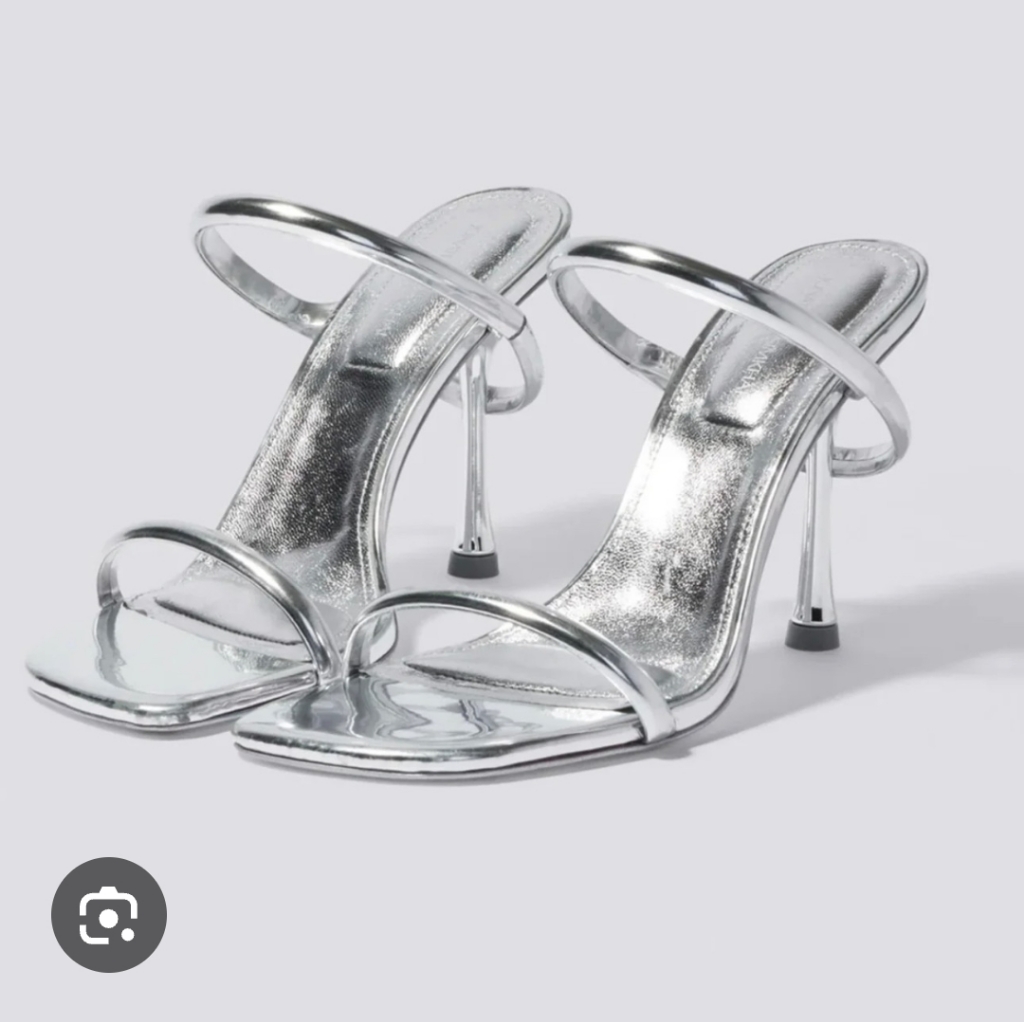Simkhai Elegant Silver Women's Heels
